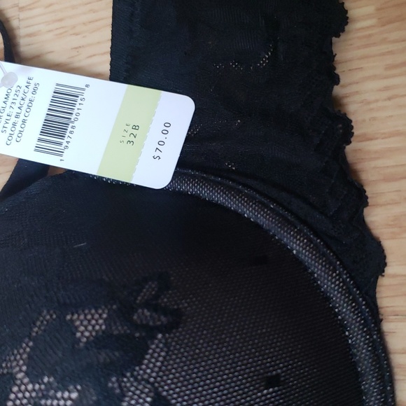 New NATORI Sheer Glamour Full Fit Underwire Contour Bra Size 32B - Picture 4 of 6